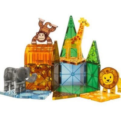 Toys Valtech Magna Tiles  | Magna-Tiles® Safari Animals 25-Piece Set