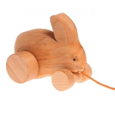 Toys Fire the imagination  | Grimm’S Bobbing Rabbit Pull Toy