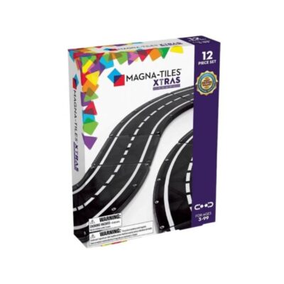 Toys Valtech Magna Tiles  | Magna-Tiles® Xtras Roads 12-Piece Set