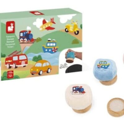 Toys Pierre Belvediere  | Toddler Fabric Stamp Set – Vehicles