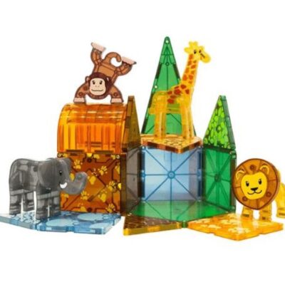 Toys Valtech Magna Tiles  | Magna-Tiles® Safari Animals 25-Piece Set