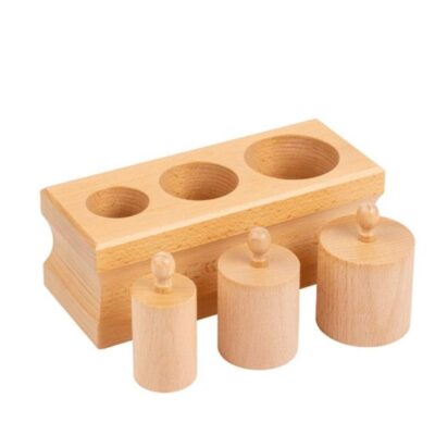 Montessori Materials Tout About Toys  | Montessori Infant Toddler Cylinder Block (No. 2)