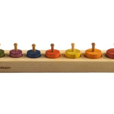 Toys Le Trusquin Boutique a Bois  | Seven Hands Cylinder Puzzle