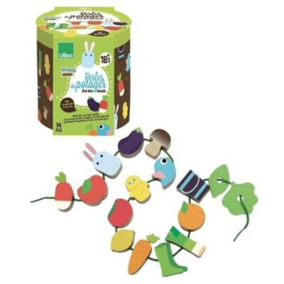 Toys Fire the Imagination  | Vegetable Garden Bead Set By Vilac