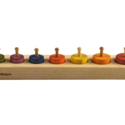 Toys Le Trusquin Boutique a Bois  | Seven Hands Cylinder Puzzle