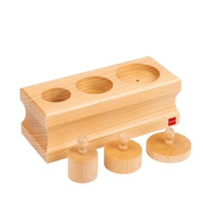 Montessori Materials Tout About Toys  | Montessori Infant Toddler Cylinder Block (No. 3)