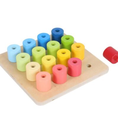 Montessori Materials Playwell  | Wooden Peg Board