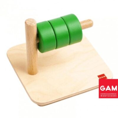 Montessori Materials Tout About Toys  | Rings On A Horizontal Dowel